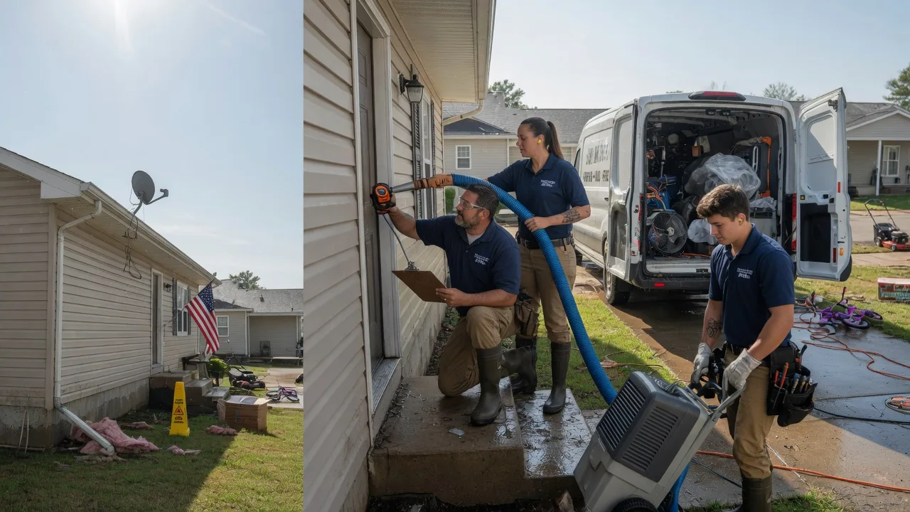 Ceiling Water Damage Restoration in West Point, VA near me